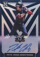 2020 Leaf Valiant #BAPCA Pete Crow-Armstrong Autographs-Blue Baseball Card