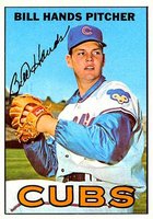 1967 Topps #16 Bill Hands Baseball Card