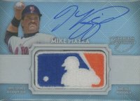 2017 Topps Dynasty MLB Logo Patch Autographs #MP Mike Piazza Baseball Card