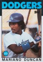 1986 Topps #602 Mariano Duncan Baseball Card