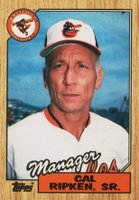 1987 Topps Traded Tiffany #102T Cal Ripken Sr. Baseball Card