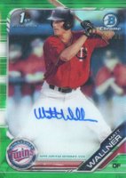 2019 Bowman Draft Chrome Draft Picks Autograph #CDAMW Matt Wallner Green Refractor Baseball Card