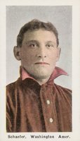 1910 Sporting Life # Germany Schaefer Baseball Card