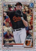 2020 Bowman Draft #BD111 Jordan Westburg Chrome-Sparkle Refractor Baseball Card