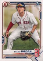 2021 Bowman Paper Prospects #BP71 Blaze Jordan Baseball Card