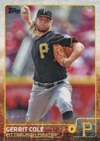 2015 Topps #671 Gerrit Cole No Sparkle on Sleeve Baseball Card