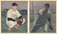 1951 Berk Ross #3-2/3-4 Goodman/Raschi Panel Baseball Card