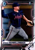 2021 Bowman Draft #BDC44 Spencer Schwellenbach Chrome Baseball Card