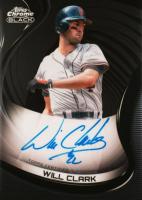 2022 Topps Chrome Black Autographs #WC Will Clark Baseball Card