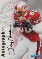 1997 Skybox Premium Autographics # Jerry Rice Football Card