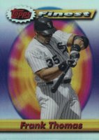 2021 Topps Finest Flashbacks #201 Frank Thomas Refractor Baseball Card
