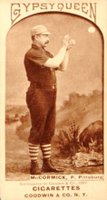 1887 Gypsy Queens # Jim McCormick Catch-R/profile-hands head high-Pittsburg Baseball Card