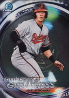 2020 Bowman Draft Glimpses of Greatness #GOGAR Adley Rutschman Baseball Card