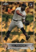 2022 Topps Chrome Update Sapphire Edition #154 Heliot Ramos Gold Baseball Card