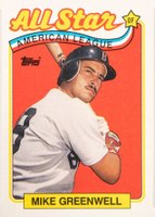 1989 Topps #402 Mike Greenwell All-Star Baseball Card