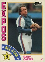 1984 Topps Tiffany #393 Gary Carter Baseball Card