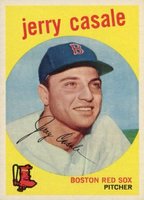 1959 Topps #456 Jerry Casale Baseball Card