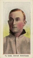 1910 Sporting Life # Ty Cobb Pastel Background Baseball Card