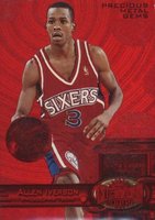 1997 Metal Universe #20 Allen Iverson Precious Metal Gems Basketball Card