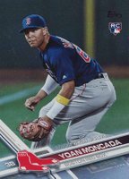 2017 Topps Update #US125 Yoan Moncada Rainbow Foil Baseball Card