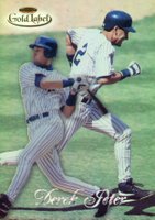 1998 Topps Gold Label Class 2 #7 Derek Jeter Gold Label Baseball Card