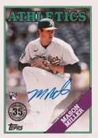 2023 Topps Update 1988 Topps Baseball Autograph #MM Mason Miller Baseball Card