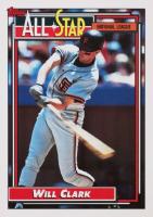 1992 Topps #386 Will Clark Baseball Card