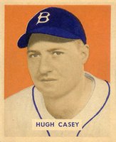 1949 Bowman #179 Hugh Casey Baseball Card