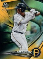 2022 Bowman Platinum Top Prospects #TOP7 Endy Rodriguez Gold Baseball Card