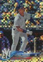 2018 Topps Chrome Update #HMT9 Gleyber Torres X-Fractor Baseball Card
