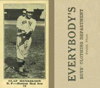 1916 Everybody's #79 Olaf Henriksen Baseball Card
