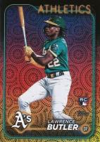 2024 Topps #676 Lawrence Butler Holiday Baseball Card