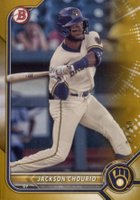 2022 Bowman Draft #BD115 Jackson Chourio Gold Baseball Card