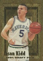 1994 Topps Embossed #102 Jason Kidd Golden Idols Basketball Card