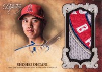 2021 Topps Dynasty Autographed Patch #SO2 Shohei Ohtani Silver Baseball Card