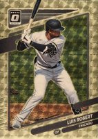 2021 Panini Donruss Optic #155 Luis Robert Gold Vinyl 1/1 Baseball Card