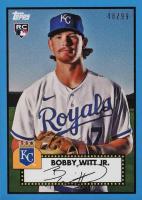 2022 Topps NSCC 1952 Topps Wrapper Redemption #CPWRBW Bobby Witt Jr. Blue Baseball Card