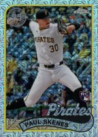 2024 Topps Silver Pack 1989 Chrome Promo #21 Paul Skenes Update Baseball Card