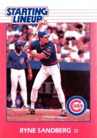 1988 Kenner Starting Lineup # Ryne Sandberg Baseball Card