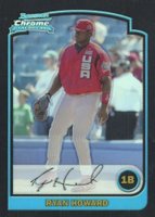 2003 Bowman Chrome Draft Picks #138 Ryan Howard Refractor Baseball Card