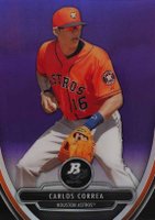 2013 Bowman Platinum Chrome Prospects #23 Carlos Correa Baseball Card
