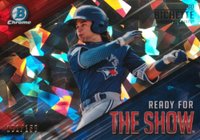 2019 Bowman Ready for the Show Chrome #RFTS2 Bo Bichette Atomic Refractor Baseball Card