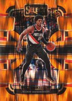 2023 Panini Select #77 Scoot Henderson Orange Flash Basketball Card