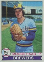 1979 Topps #448 Moose Haas Baseball Card