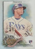 2022 Topps Allen & Ginter #91 Wander Franco Silver Portrait Baseball Card