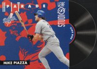 1996 Studio Hit Parade #6 Mike Piazza Baseball Card