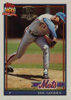 1991 Topps Desert Shield #330 Dwight Gooden Baseball Card
