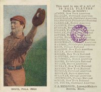 1909 C. A. Briggs Color # Harry Davis Baseball Card