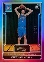2022 Panini One and One #145 Chet Holmgren Purple Basketball Card
