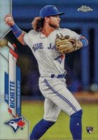 2020 Topps Chrome #150 Bo Bichette Refractor Baseball Card